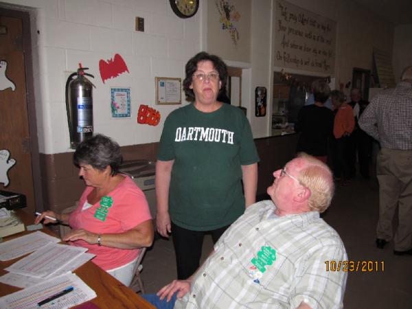 Our door staff.  No Tickee - No Dancee.  Our cashier and bouncer will see to that.