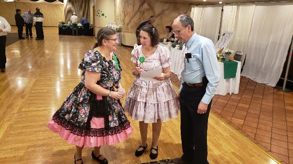 Shirley, Janice and Les